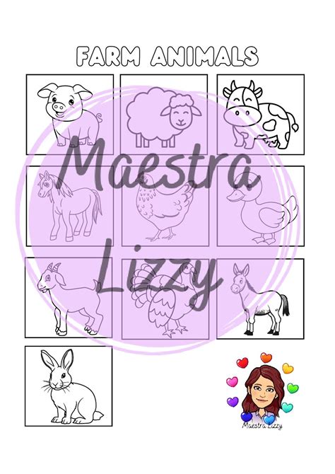 Flashcards - Farm animals • Edudoro