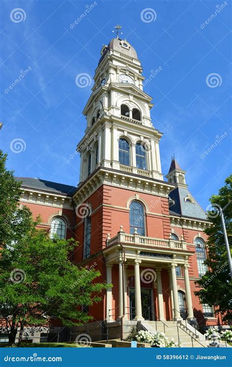 Gloucester City Hall, Massachusetts, USA Stock Photo - Image of ...