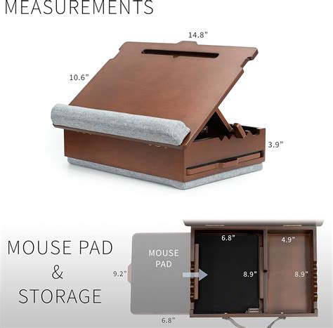 Sidekiix Wooden Tilting Lap Desk for Writing, Drawing, Laptop India | Ubuy