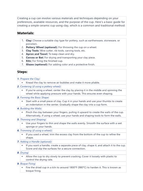 How to Make Cups 的图像结果