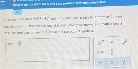 Image result for Setting Up the Math for a One Step Problem with Unit Conversion