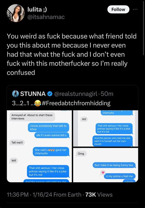 Yalllllllllll Anna Mac responds but yalllll stunna crazy asf!!!! : r/BaddiesSouth