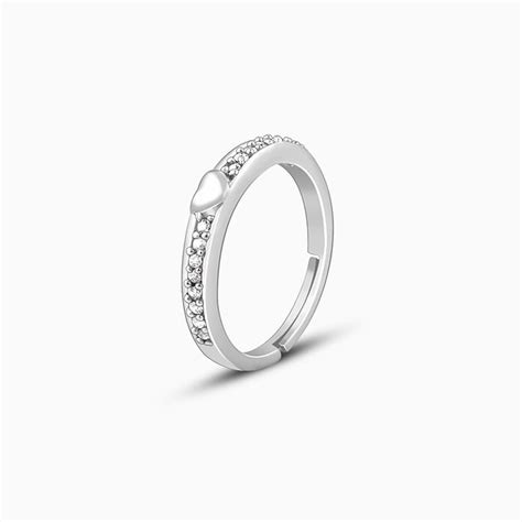 Buy Silver Deeply in Love Ring Online at Best Prices – GIVA Jewellery