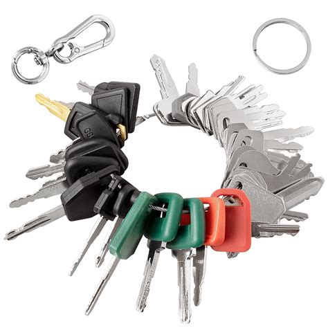 Buy 39 PCS Heavy Equipment Key Set, Construction Ignition Master Key ...