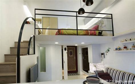 魅力复式 120平简约格调装修设计效果图 - 复式跃层别墅-上海装潢网