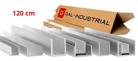 PROFILÉ EN C EN ALUMINIUM 40x25x40x2 mm 120 cm ALUMINIUM PA38 + COUPE ...