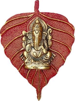 Love Kart Pan Patta Ganesh_ Ganesha on leaf Ganpati idol Wall hanging ...
