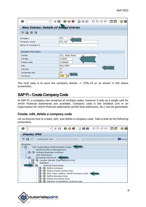 SAP-FICO Tutorial PDF 的图像结果