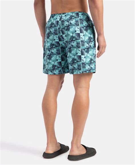 Buy Super Combed Mercerized Cotton Woven Printed Boxer Shorts with Side ...