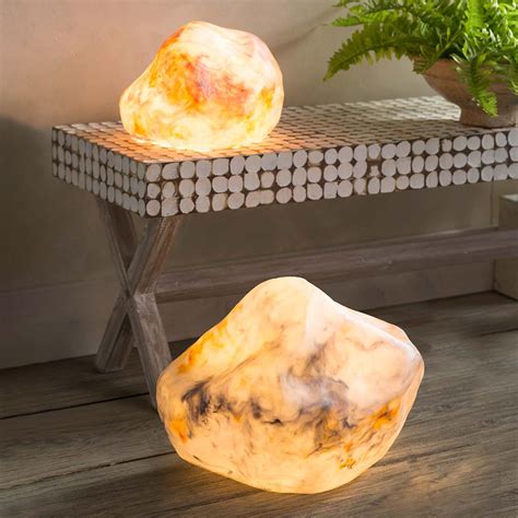Faux Stone Marble Floor Lamp | The Green Head