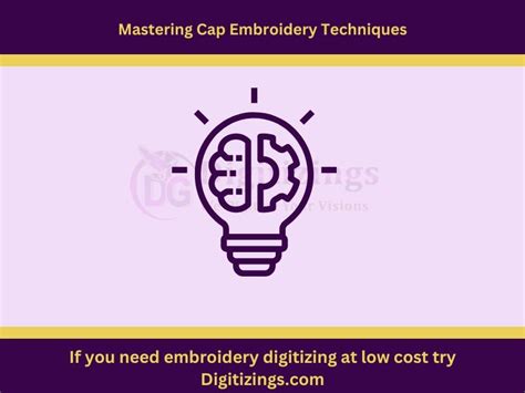 Image result for Embroidery On Caps Tutorial