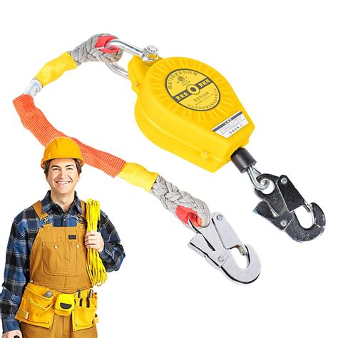 Buy BIGUD Fall Arrester, 330.7 LBS Automatic Retractable Lifeline ...