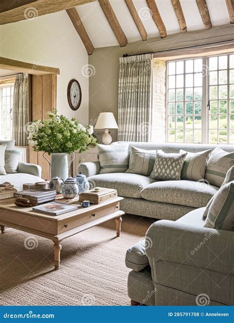 Country Cottage Lounge Decor, Sitting Room and Cotswolds Style Interior ...
