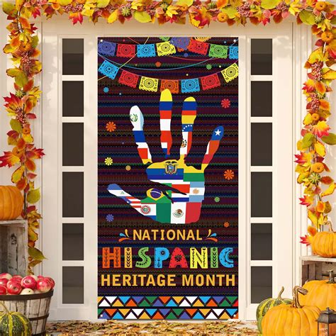 Spanish Classroom Door Design Celebrating Hispanic Heritage Month With
