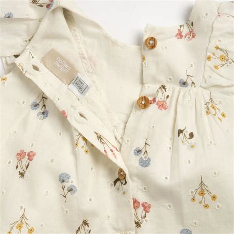 Chicco Girls Natural Printed Cap Sleeve Dress - Dress – Chicco India