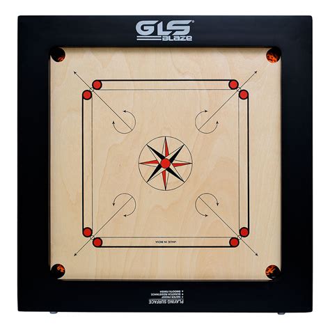 GLS Blaze Indian Premium Ply Carrom Board – GLS Sports