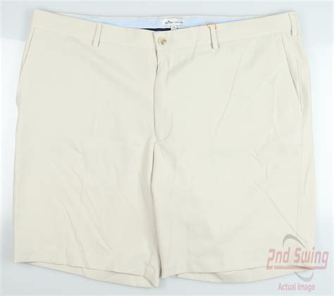 New Mens Peter Millar Golf Shorts 44 Khaki MSRP $98 | 2nd Swing Golf