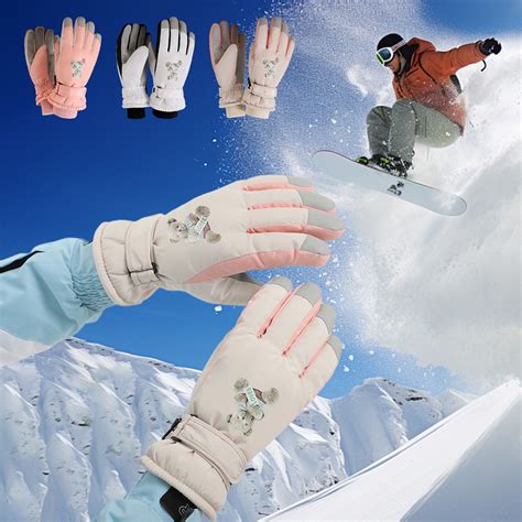 Nsxcdh Womens Winter Gloves Waterproof Windproof,Touchscreen Fingertips ...