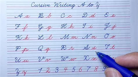 Cursive writing a to z | Cursive letter abcd | Cursive writing abcd ...