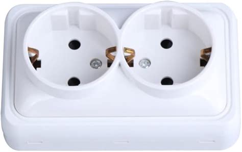 Generic European 16A Two Surface Wall Socket,Standard Power Supply Dual ...