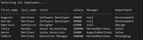 Employee Table Using SSMS 的图像结果