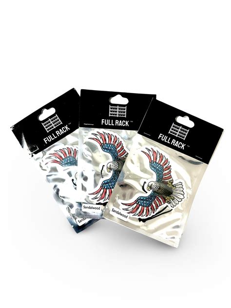Full Rack American Eagle With US Flag Air Freshener Pack of 3 ...