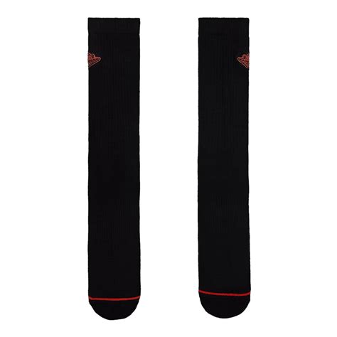 Jordan - Jordan Everyday Cushioned Crew Socks (1 Pair) 'Black/Chile Red ...