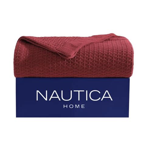 Baird White Twin Blanket | Nautica