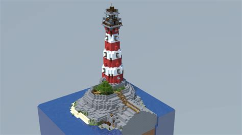 Minecraft Lighthouse Blueprint