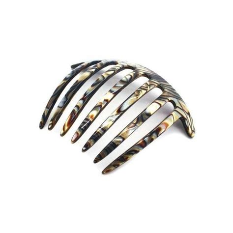 Curved French Pleat Comb | Handmade hair accessories, Handmade comb ...