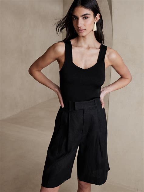 Palma Linen Bermuda Short | Banana Republic