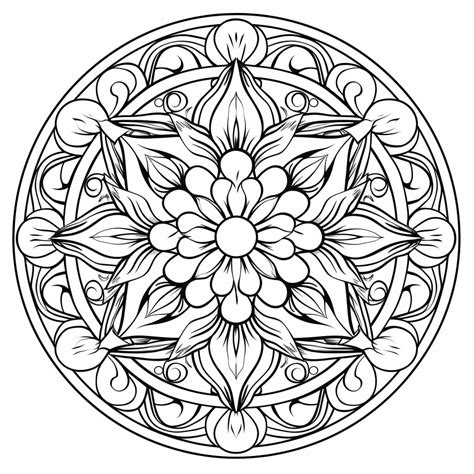 Free coloring mandala pages printable (for adults) - Kokoprint.com