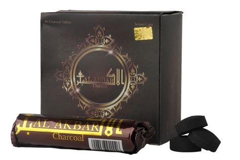 Buy Al Akbar Odourless and Smoke-Free Round Hookah Coal Online at Low ...
