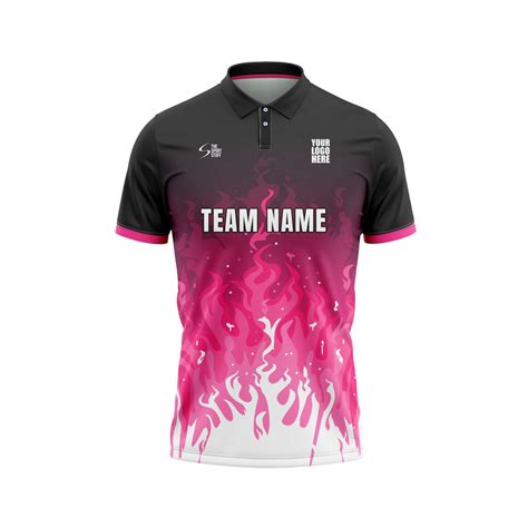 Pink Fire Custom Cricket Jersey | Customized Cricket Jerseys Online ...