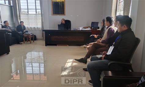 DC& DEO, Tseminyu meeting with Special Expenditure Observer at Tseminyu ...