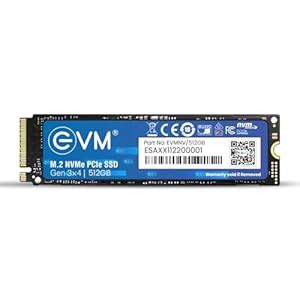 Amazon.in: Buy EVM 512GB Gen 3 NVMe (2280) InternalSSD - 3200MB/s Read ...