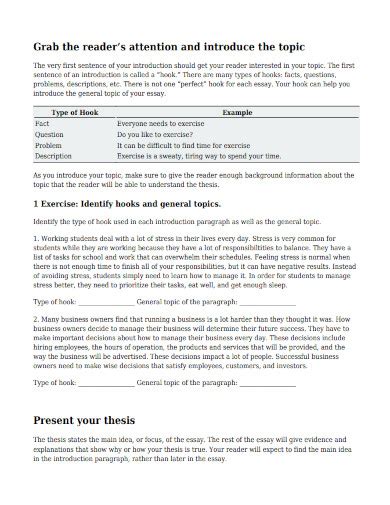 Image result for Introduction Paragraph Examples Essay