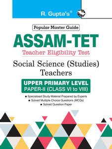 Assam TET: Social Science (Studies) Teachers Upper Primary Level Paper ...