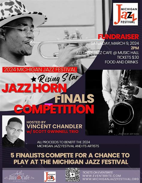 2024 Rising Star Jazz Horn Finals Fundraiser, Aretha's Jazz Cafe ...