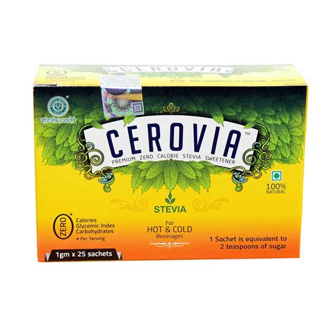 Buy Cerovia Stevia Powder, Sugar Free, Natural Sweetener, 25 grams (25 ...