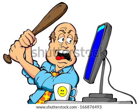 Image result for Angry Guy Destroy Computer