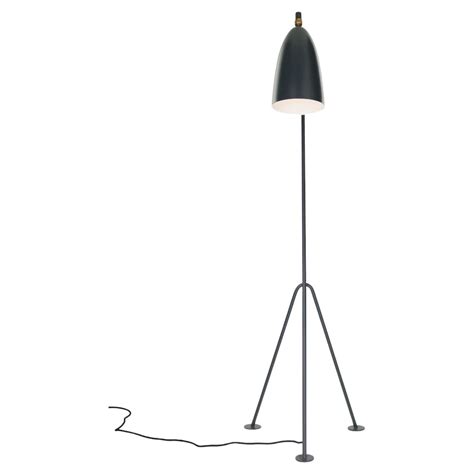 Grasshopper Floor Lamp, Charcoal, by Greta Grossman for Gubi, 1948 ...