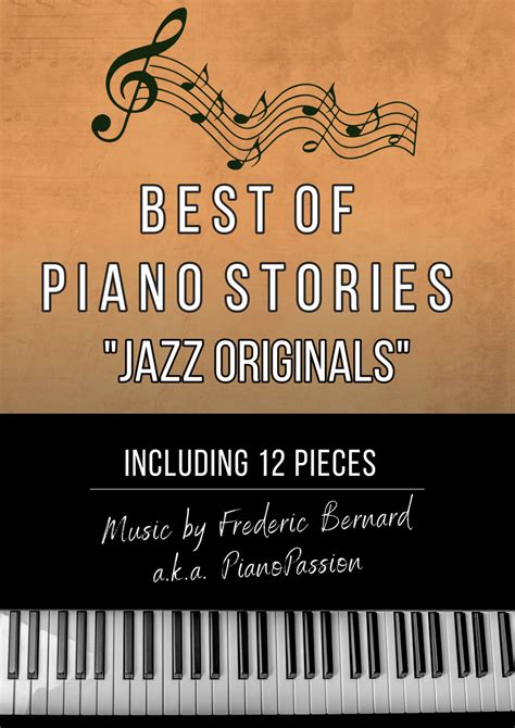 Best of Piano Stories, Sheet Music Book - Jazz Originals by Frederic ...