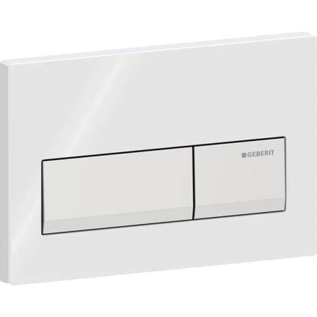 Geberit Alpha25 actuator plate, square, dual flush | Geberit product ...