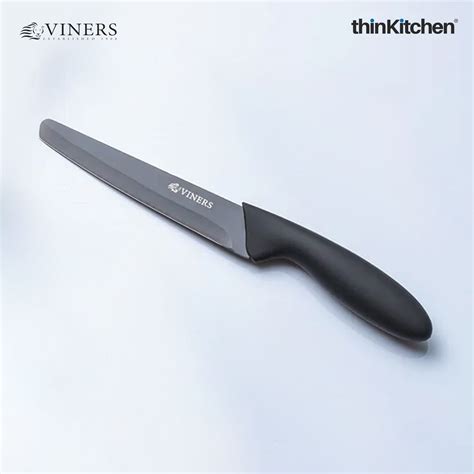 Viners Assure 8” Stainless Steel Carving Soft Grip Handle Safety Kitch ...