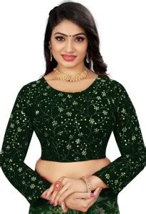 Long Sleeve Saree Blouse - Buy Long Sleeve Saree Blouse online at Best ...