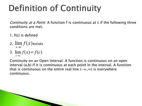 Defining Continuity 的图像结果