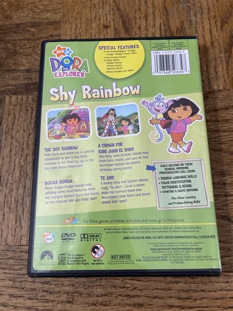 Dora The Explorer Shy Rainbow DVD 97368508347| eBay