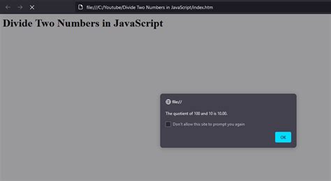 Image result for Divide in JavaScript