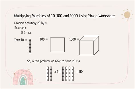 8 Free Multiplying by Multiples of 10 100 and 1000 Worksheet